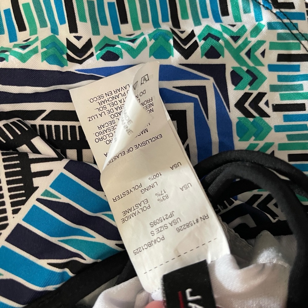Jantzen print racer back tankini size SMALL boxFF - Picture 5 of 5